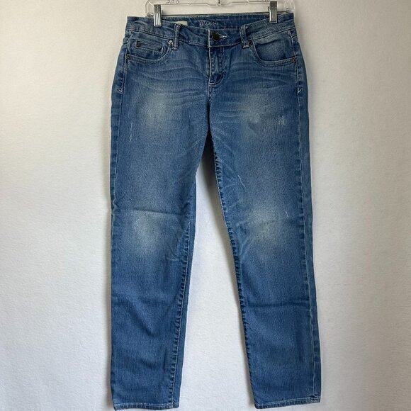 Kut From The Kloth jeans women 6 Catherine Boyfriend Distressed Denim ‎ KP494ME3 - Picture 1 of 7